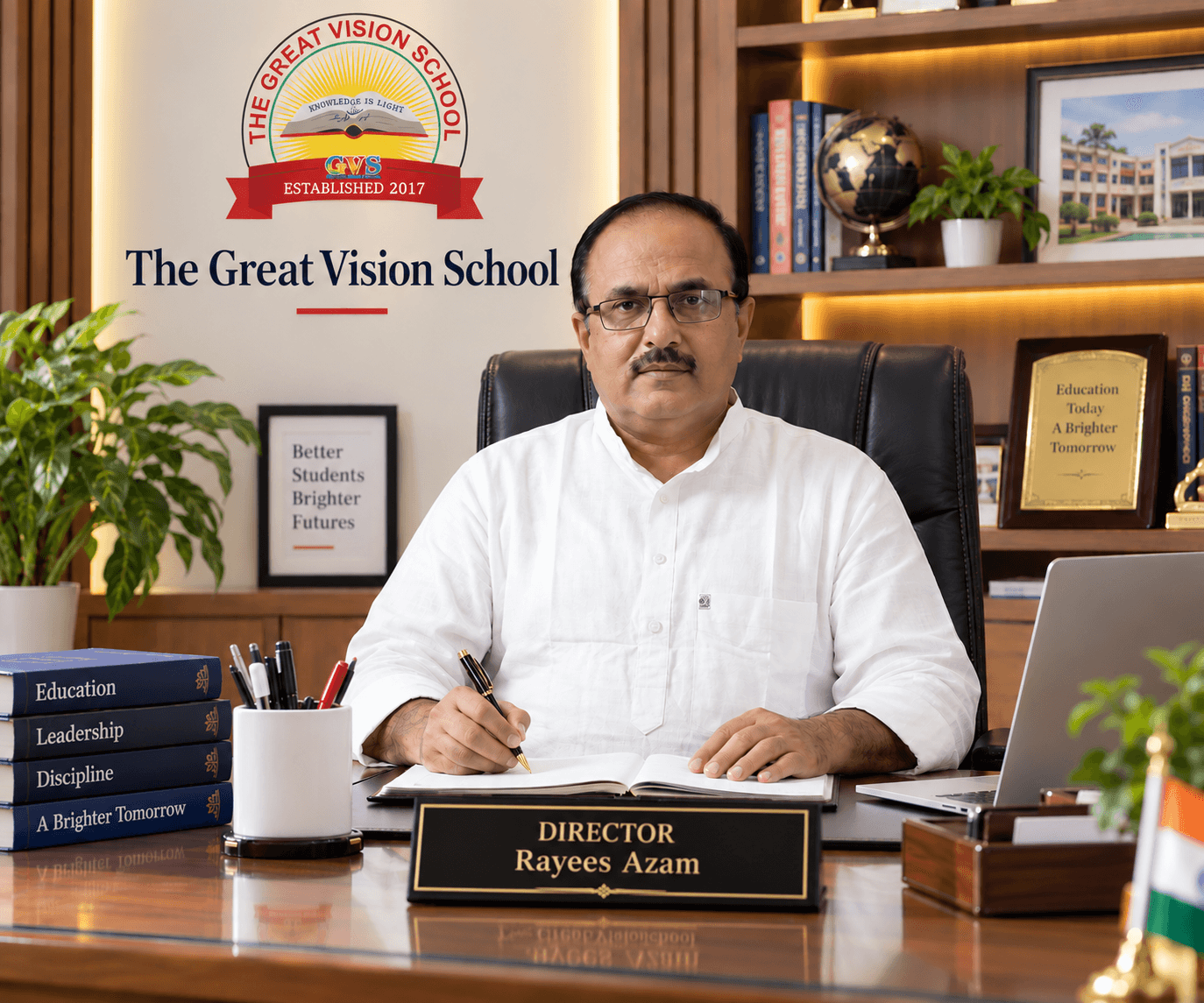Mr. Rayees Azam, Director of The Great Vision School